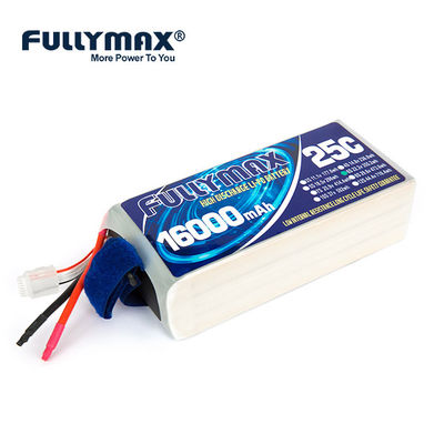 6s 16000mah Lipo 배터리 25C 22.2V 상업용 드론 배터리