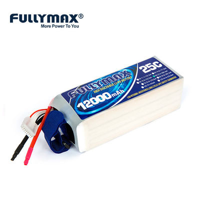 22.2V 6s 12000 mah 리포 배터리 화학 25C 6 전지 대용량 상용 무인항공기 배터리