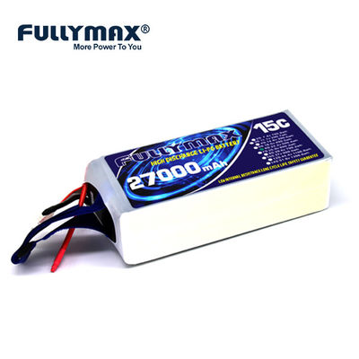 Fullymax 6s 22.2 V Lipo 배터리 팩 15C 27000mAh 상용 드론 배터리 UAV UAS EVTO