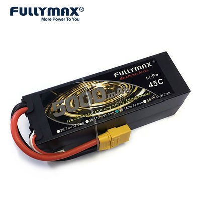 4s Rc 자동차 배터리 셀 Lipo 45C 5000mAh 14.8 볼트 Xt90 Lipo 배터리 4S1P
