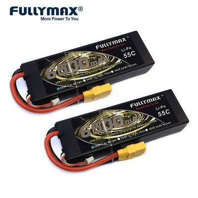 Fullymax 7.4v 2s Lipo 배터리 55C 6500mAh 10000mah 2s2p Lipo RC 모델 배터리
