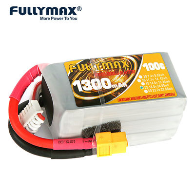 18.5V 리포 1300mAh 5S 100C Rc 레이싱은 쿼드콥터 헬기 리모콘 보트 배터리를 윙윙거립니다