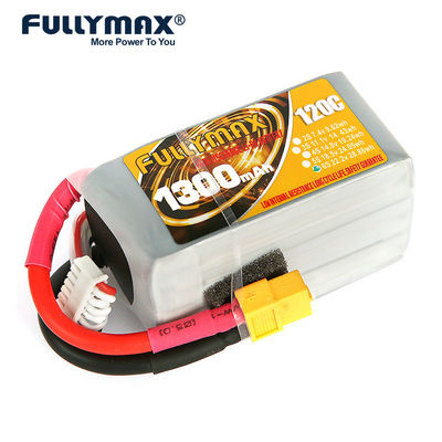22.2V 6s 1300mah Lipo Rc 배터리 1300mah 120C 높은 방전율 드론 FPV Skylark M4-Fpv250