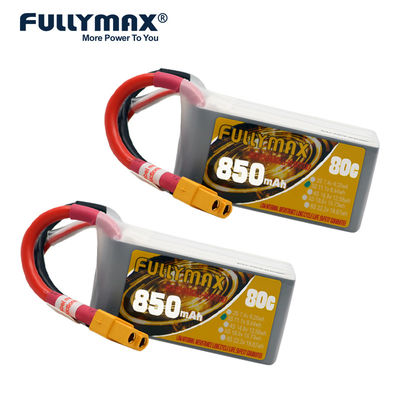 3s 850 mah 리포 배터리 11.1V 80C Rc 모델 건전지 팩 프피프 헬리콥터