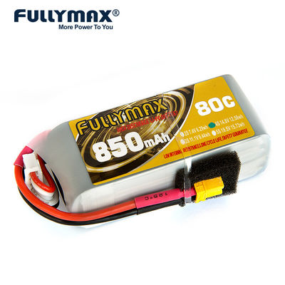 딘 스타일 T 커넥터 쿼드콥터 FPV RC 모델 건전지 팩과 풀리맥스 리포 4s 850MAH 리포 14.8V 80C