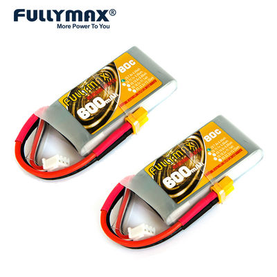 2S 7.4 Ｖ 600 mah 리포 베터리 2 세포 FPV 리포 7.4 Ｖ Rc 배터리 80C 높은 방전 속도