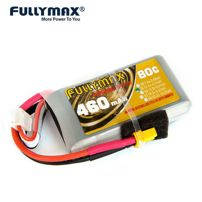 Rc 헬리콥터 소형 드론 우아프 리포 레이싱 배터리를 위한 460 mah 3s 80c 460mAh 11.1v 리포 배터리