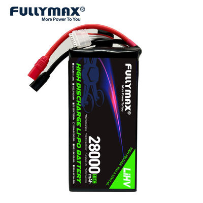 드론 44.4V 15C LiHV 화학 산업 AS150 XT150 플러그용 28000mAh Lipo 12s 배터리