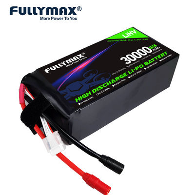 30000mAh 6s 리포 배터리 22.2V 15C 6 전지 EVTOL 화물 수송 산업 AS150 XT150 플러그