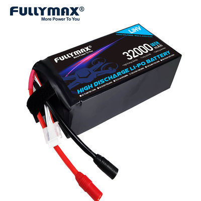12s 드론 배터리 32000mAh 10C 47.04V Fullymax UAV Lipo 배터리 팩 고전압