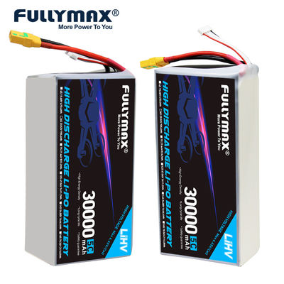 고전압 Lipo 배터리 5C 30000mAh 6S 23.52V EVTOL Uam 배터리 팩 XT90-S 플러그