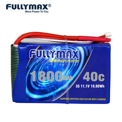 차에 있는 1800mAh 11.1V 40c Lipo 자동 긴급 차 시동기 건전지 팩