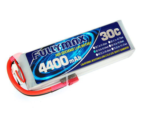 RC 자동차, RC 항공기, RC 태양을 위한 Ｔ 플러그와 FULLYMAX 리포 건전지 팩 30C 4400mAh 4S 14.8V