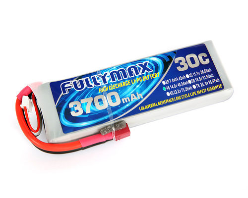 RC 자동차 RC 항공기 RC 태양을 위한 딘들 연결기와 FULLYMAX 리포 건전지 팩 30C 3700mAh 4S 14.8V 리포