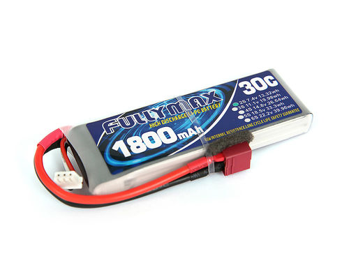RC 자동차 보트 트럭 태양 비행기를 위한 Ｔ 플러그와 30C 1800mAh 2S 리포 건전지 팩