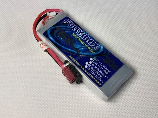 RC 자동차 보트 트럭 태양 비행기를 위한 30C 1600mAh 2S 7.4V Ｔ 플러그 리포 건전지 팩
